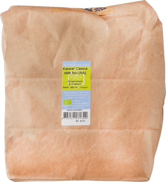 Het Blauwe Huis Kaneelstokjes Cassia (1000 gr)