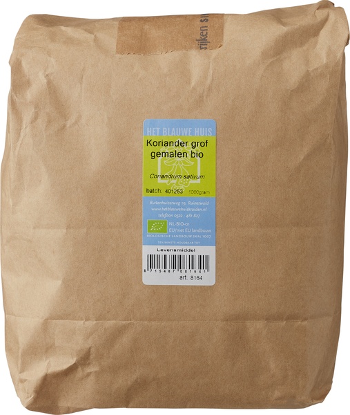 Het Blauwe Huis Korianderzaad Grof Gemalen (1000 gr)