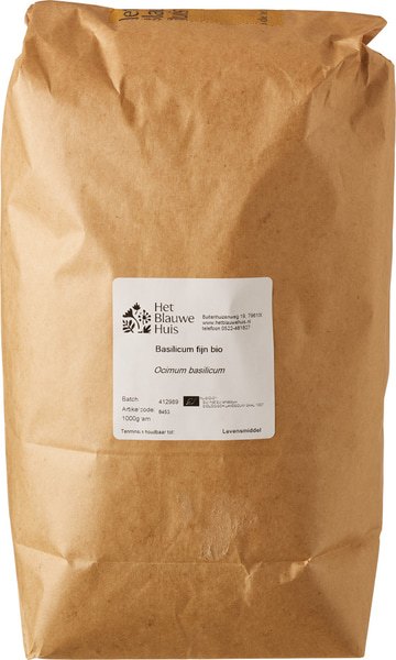 Het Blauwe Huis Basilicum Fijn (1000 gr)