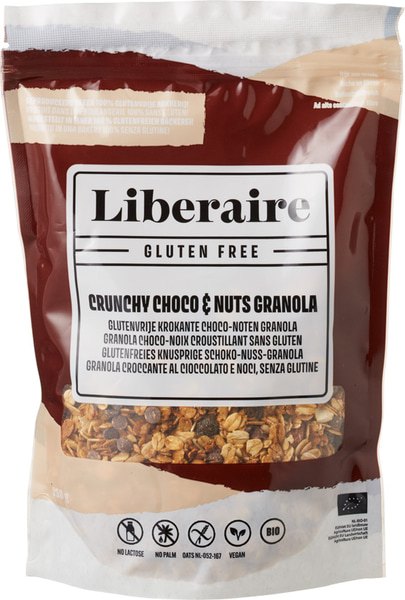 Liberaire Granola Crunchy Choco & Nuts Glutenvrij (330 gr)