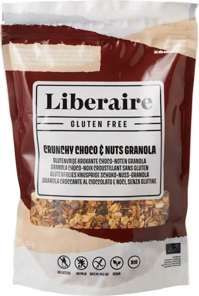 Liberaire Granola Crunchy Choco & Nuts Glutenvrij (330 gr)