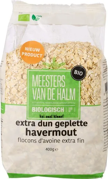 Meesters van De Halm Havermout Extra Fijn Geplet (400 gr)