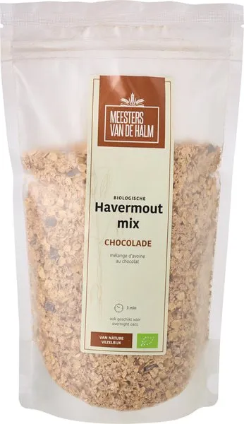 Meesters van De Halm Havermoutmix Chocolade (350 gr)
