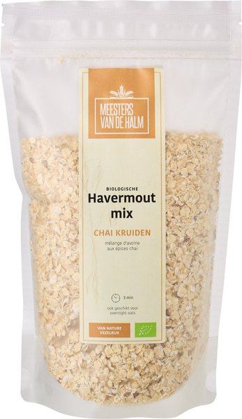 Meesters van De Halm Havermoutmix Chai (350 gr)