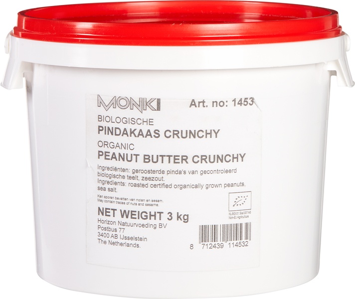 Monki Pindakaas Crunchy (3000 gr)