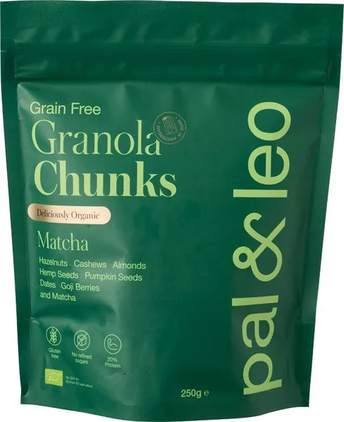 Pal & Leo Granola Matcha Zaden en Noten (250 gr)
