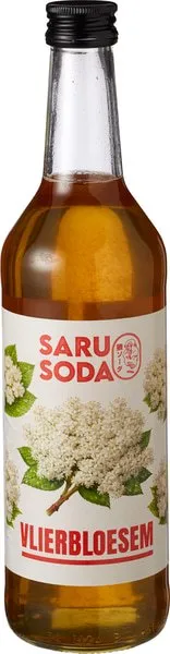 Saru Soda Siroop Vlierbloesem (500 ml)