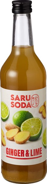 Saru Soda Siroop Gember Limoen (500 ml)