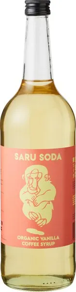 Saru Soda Koffiesiroop Vanille (985 ml)