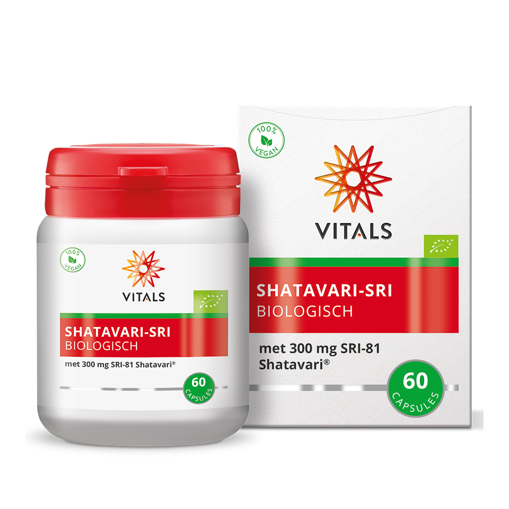 Vitals Shatavari-sri Biologisch (60 capsules)