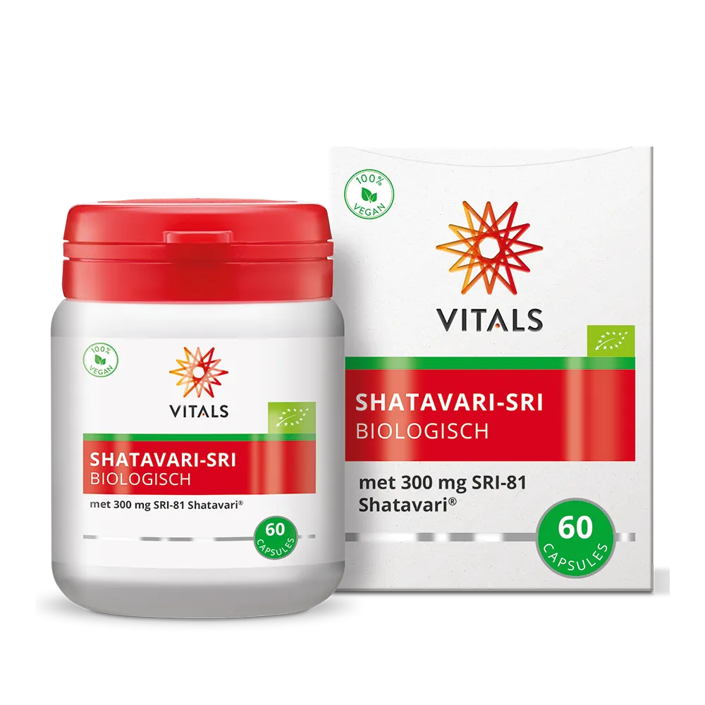 Vitals Shatavari-sri Biologisch (60 capsules)
