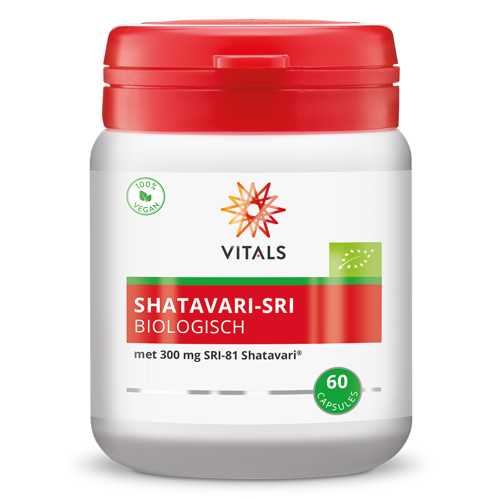 Vitals Shatavari-sri Biologisch (60 capsules)
