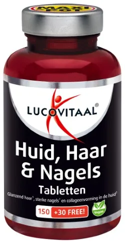 Lucovitaal Huid, Haar & Nagels (180 tabletten)