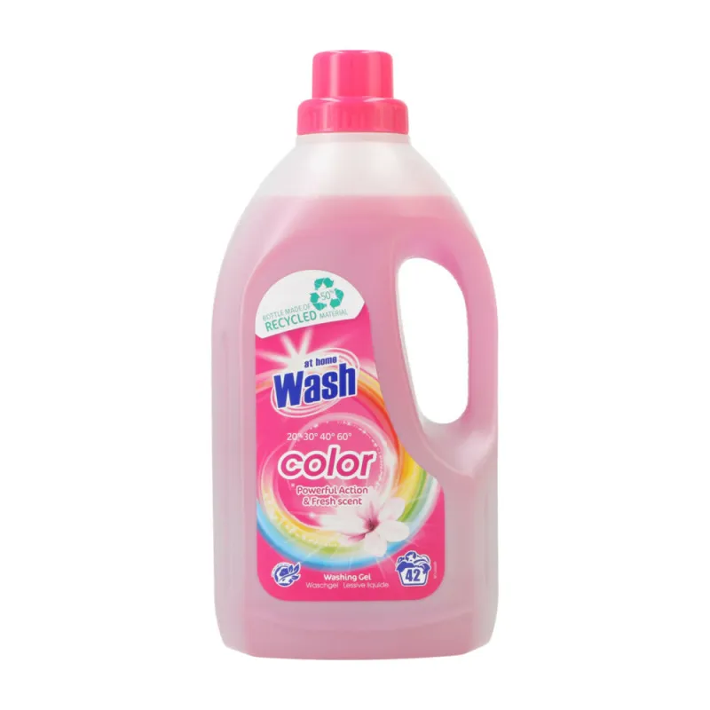At Home Wasmiddel Color 42 Wasbeurten Kleur (1500 ml)
