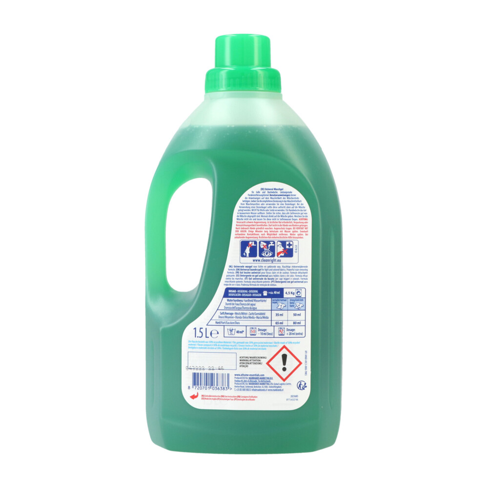 At Home Wasmiddel Universeel 42 Wasbeuren Universeel (1500 ml)