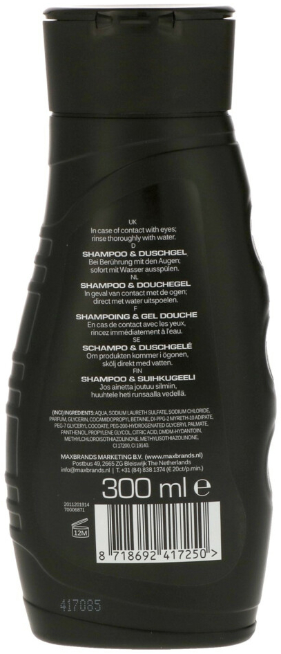 Body-x Fuze Douchegel Hair & Body Energy (300 ml)