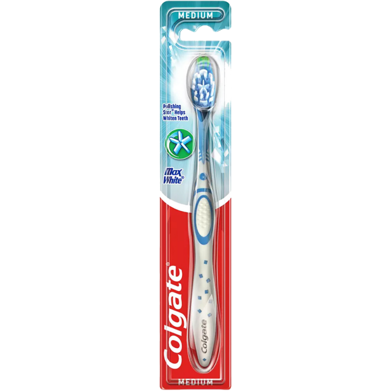 Colgate Tandenborstel Max White Medium (1 stuk)