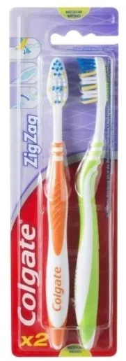 Colgate Tandenborstel Zig Zag Medium (2 Stuks)