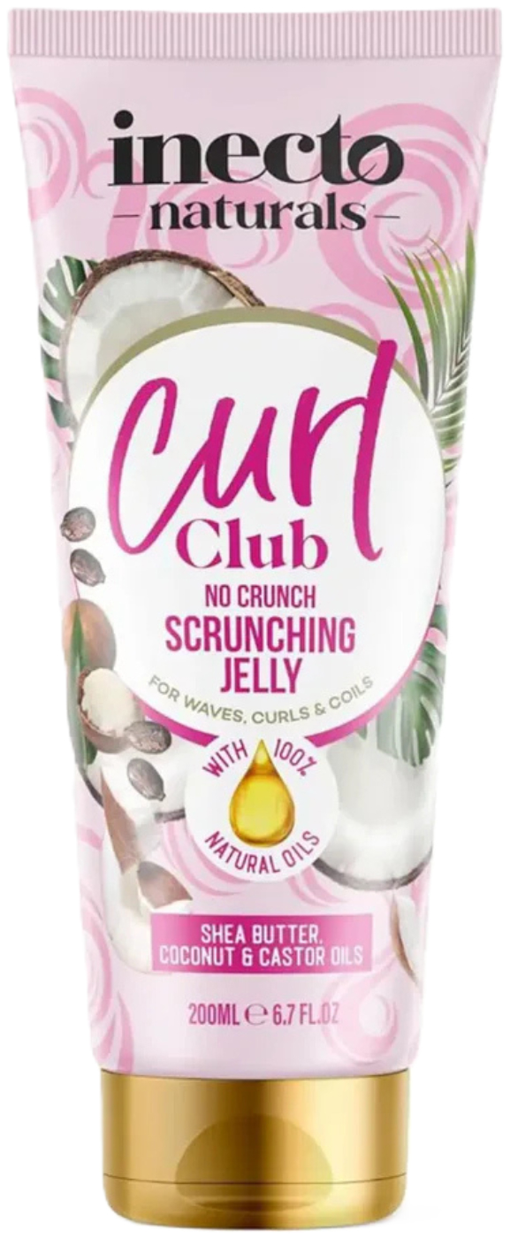 Inecto Curl Club Scrunching Jelly Shea Butter Coconut Castor Oil (200 ml)