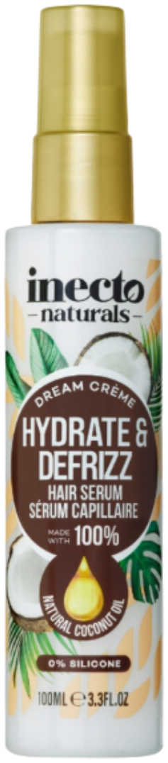 Inecto Naturals Hydrate & Defrizz Coconut Dream Crème Haar Serum (100 ml)