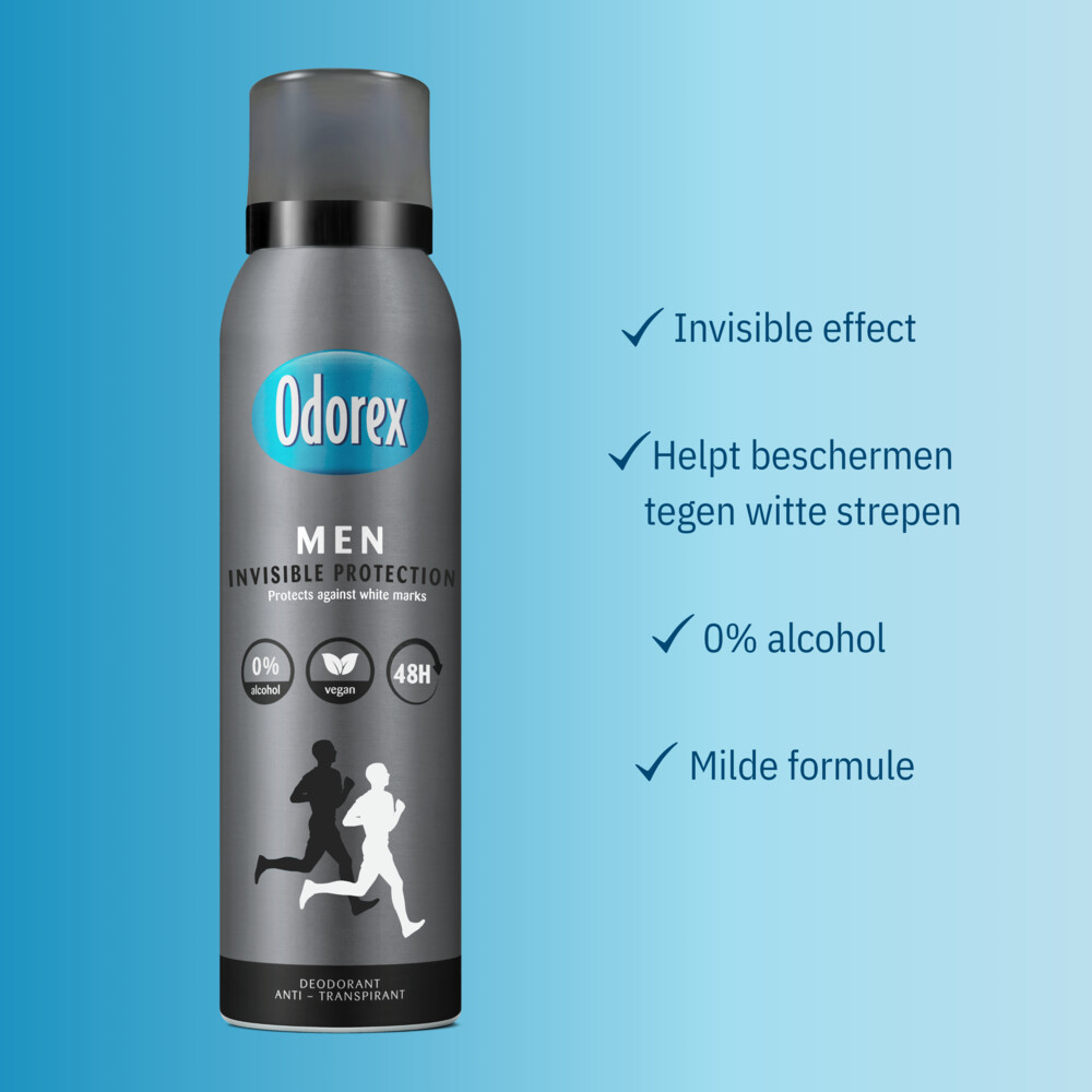 Odorex Deodorant Spray For Men Invisible Protection (150 ml)
