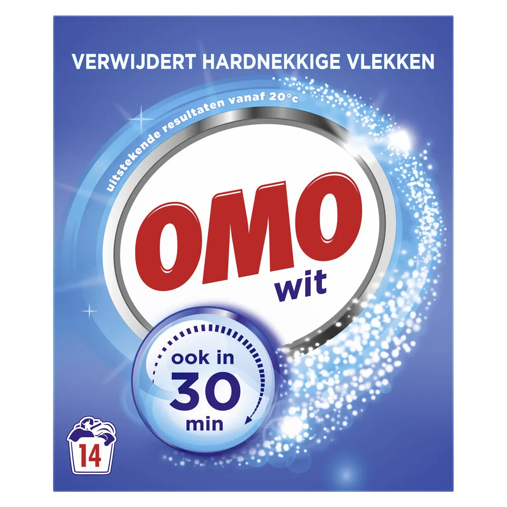 Omo Waspoeder Wit 14 Wasbeurten (798 gr)