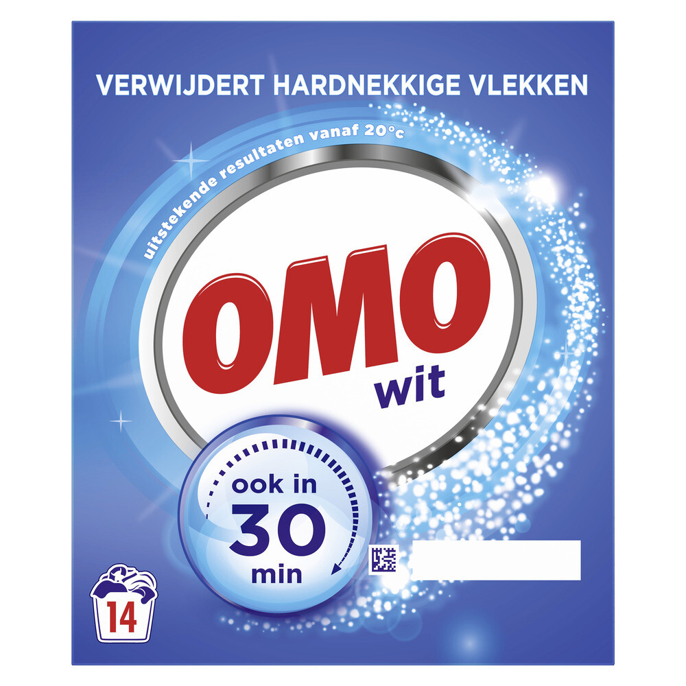 Omo Waspoeder Wit 14 Wasbeurten (798 gr)