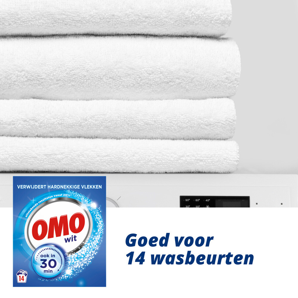 Omo Waspoeder Wit 14 Wasbeurten (798 gr) - image 2