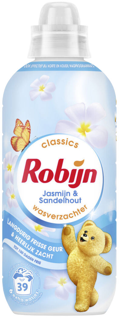 Robijn Wasverzachter Jasmijn en Sandelhout 39 Wasbeurten (780 ml)