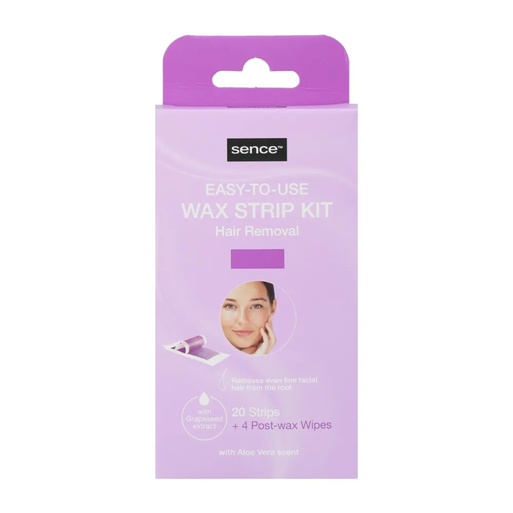 Sence Wax Strips + Post Wax Wipes (20 stuks)
