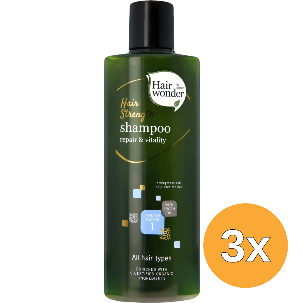 3x Hairwonder Hair Strength Shampoo (200 ml)