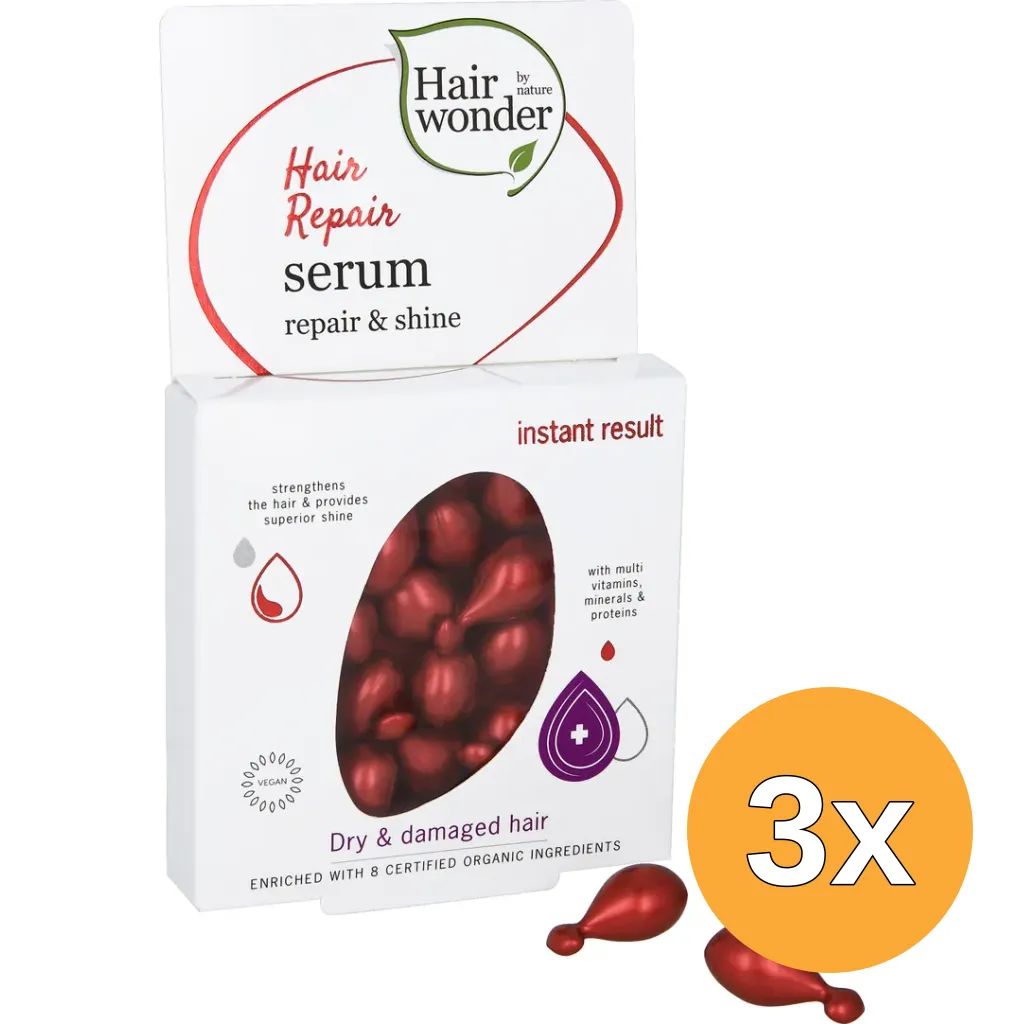 3x Hairwonder Hair repair serum (14 capsules)