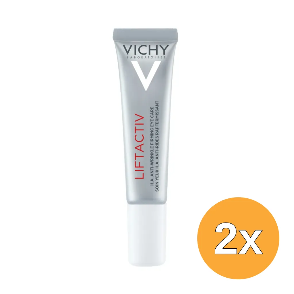 2x Vichy Liftactiv H.a. Anti-rimpel Verstevigende Oogverzorging (15 ml)