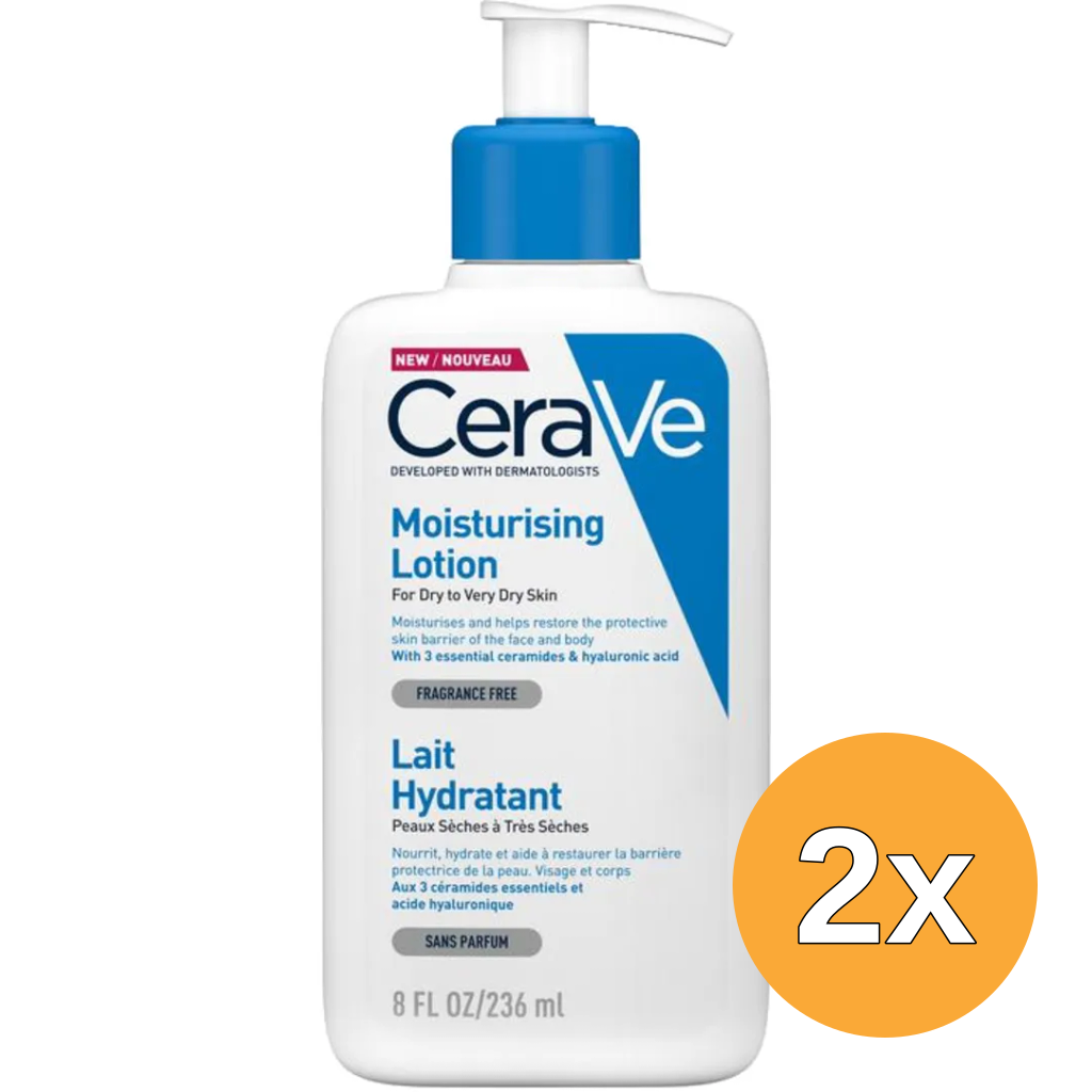 2x Cerave Hydraterende melk (236 ml)
