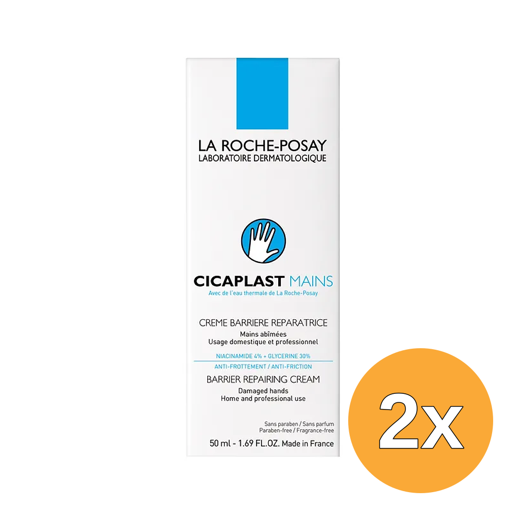 2x La Roche-Posay Cicaplast Barrier Repairing Cream (50 ml)