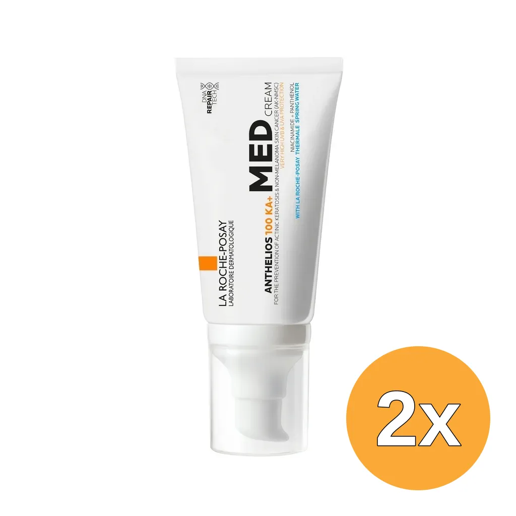 2x La Roche-Posay La Roche Anthelios 100 Ka + Med Cream (50 ml)