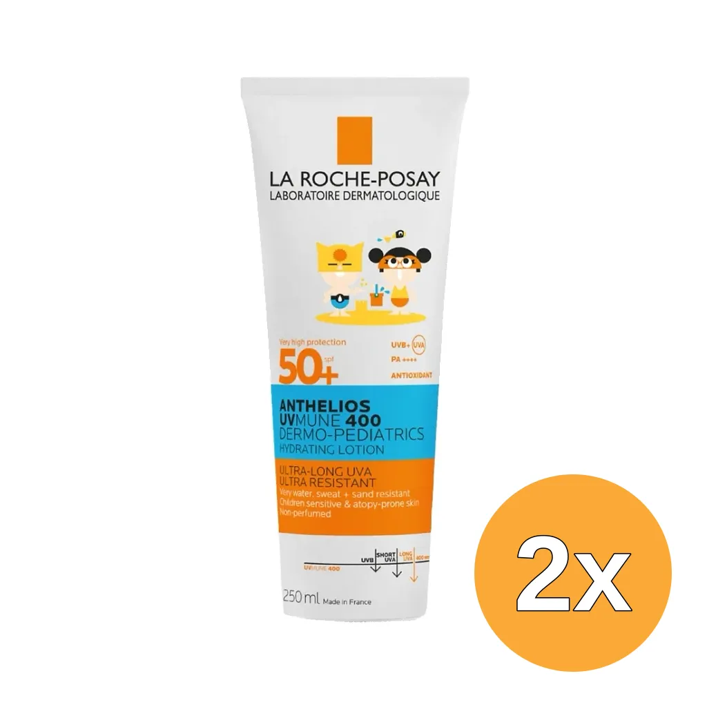2x La Roche-Posay La Roche-Posay Anthelios Uvmune 400 Ultra Resistant SPF50+ (250 ml)