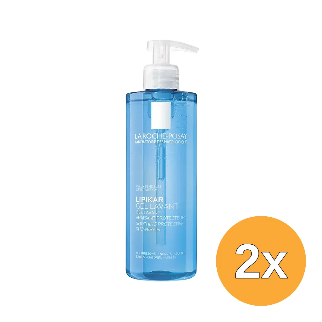 2x La Roche-posay Lipikar Soothing Protective Shower Gel (400 ml)