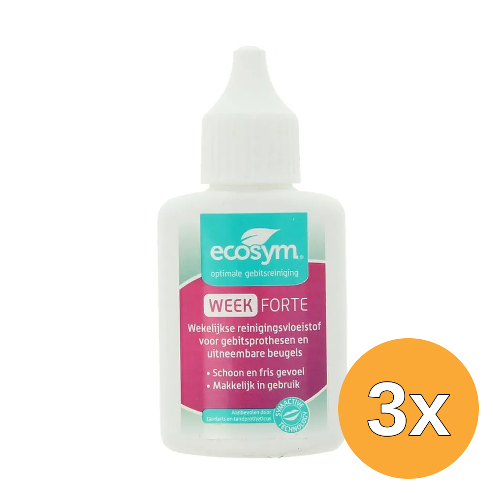 3x Ecosym Weekbehandeling Forte Mini (20 ml)