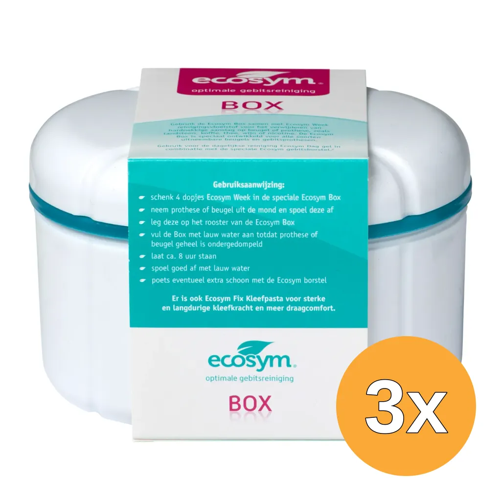 3x Ecosym Weekbehandeling gebitsbakje (1 stuk)
