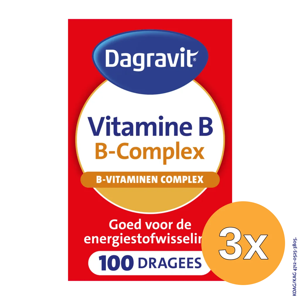3x Dagravit B-complex (100 dragees)
