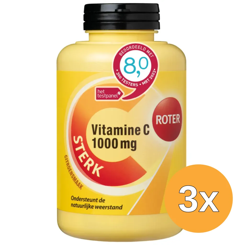 3x Roter Vitamine C 1000 mg sterk (50 kauwtabletten)
