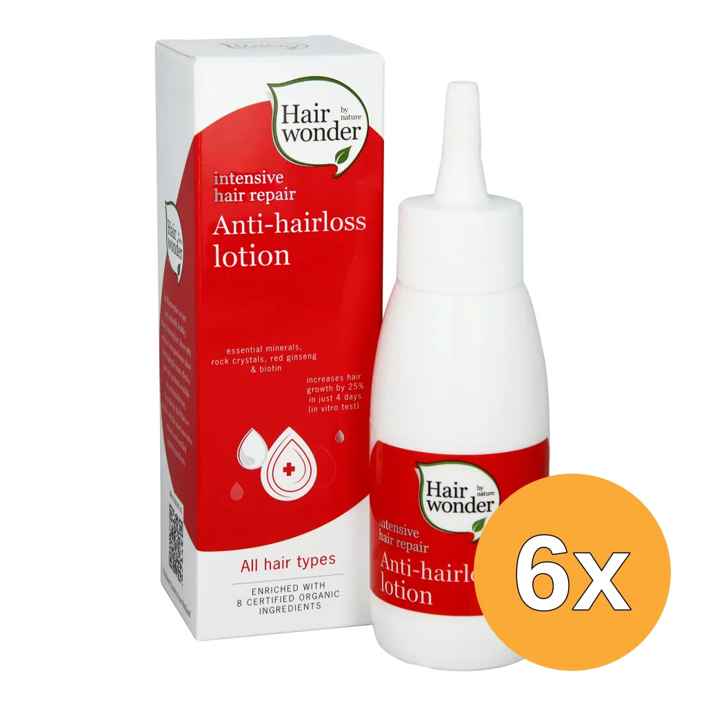 6x Hairwonder Anti Hairloss Lotion (75 ml)