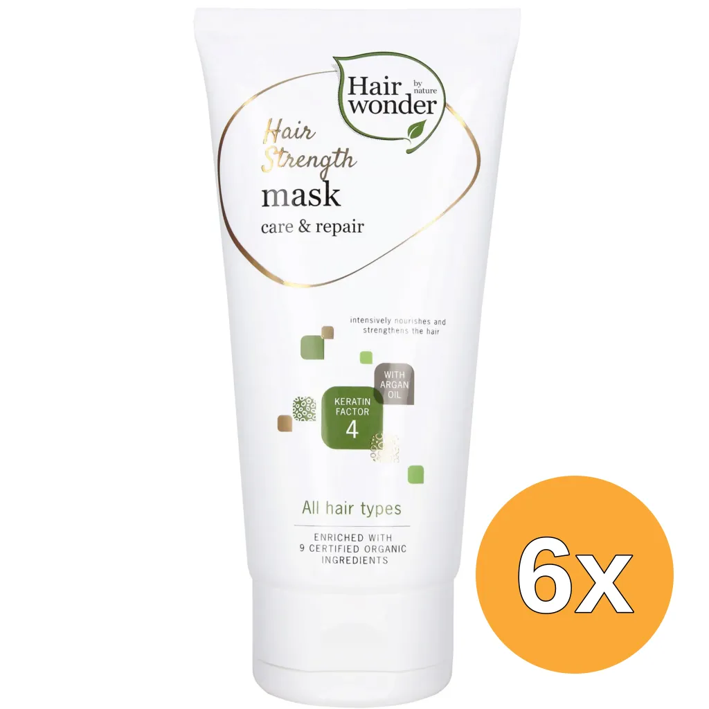 6x Hairwonder Hair Strength Masker (150 ml)