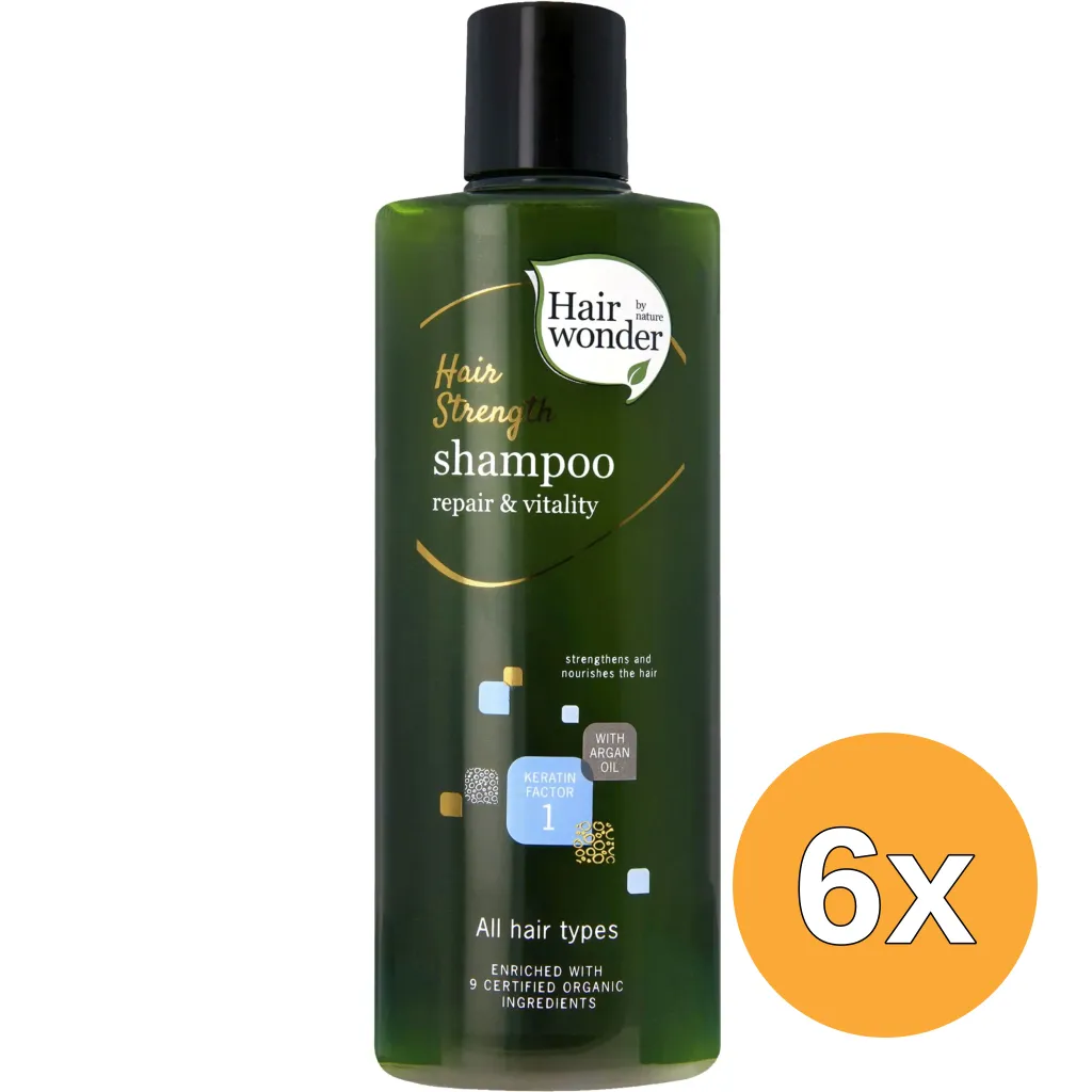 6x Hairwonder Hair Strength Shampoo (200 ml)