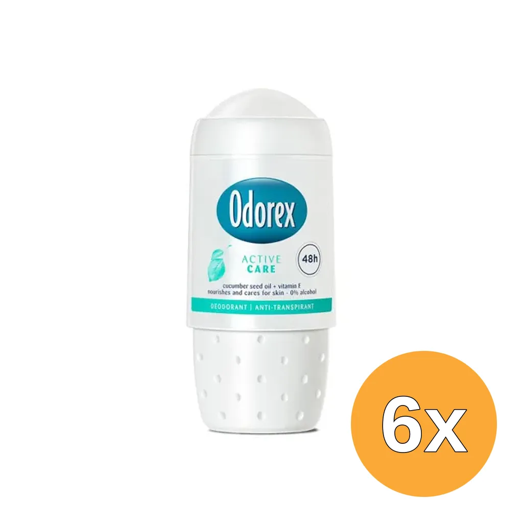6x Odorex Body heat responsive roller ac (50 ml)