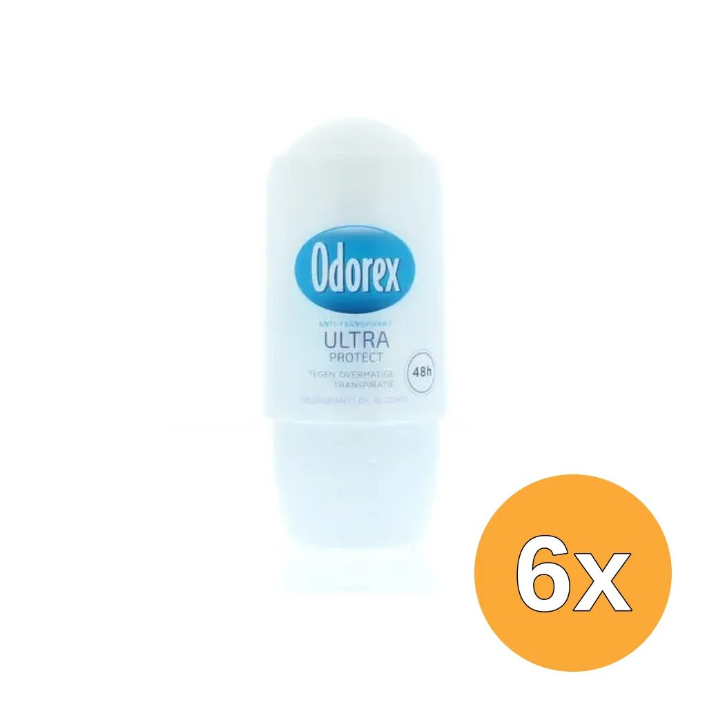 6x Odorex Deodorant roller ultra protect (50 ml)