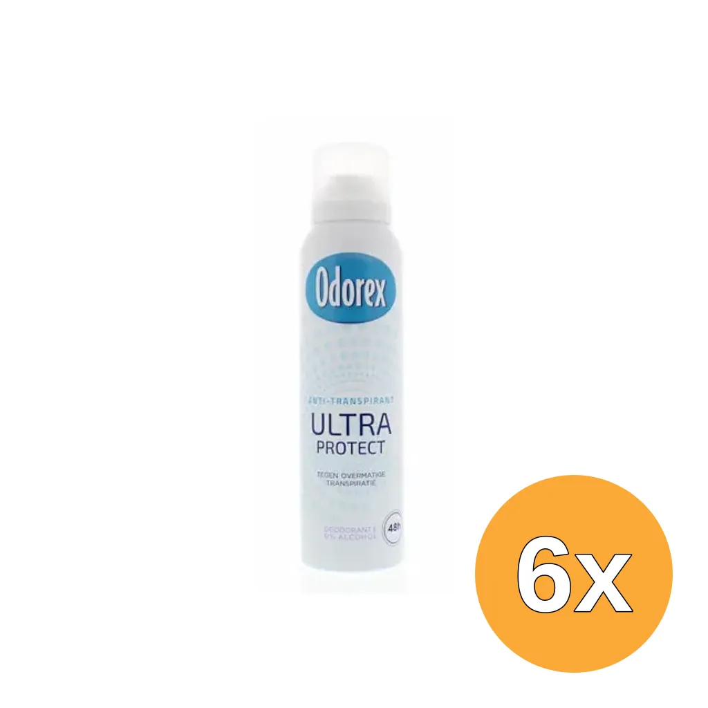 6x Odorex Deodorant ultra protect spray (150 ml)
