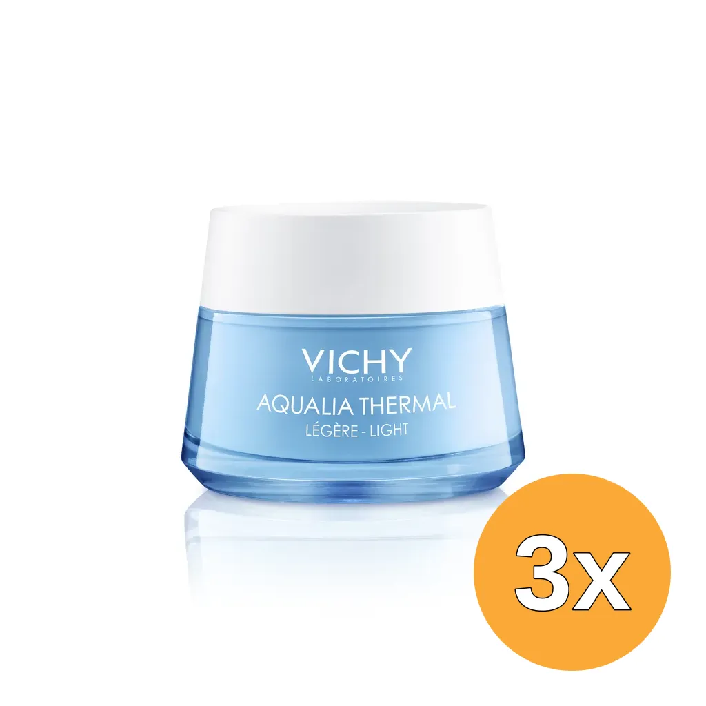 3x Vichy Aqualia Thermal Light Crème (50 ml)