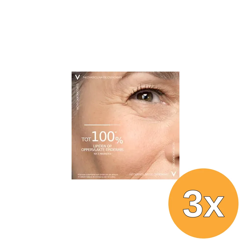 3x Vichy Neovadiol Replenishing Firming Night Cream (50 ml)